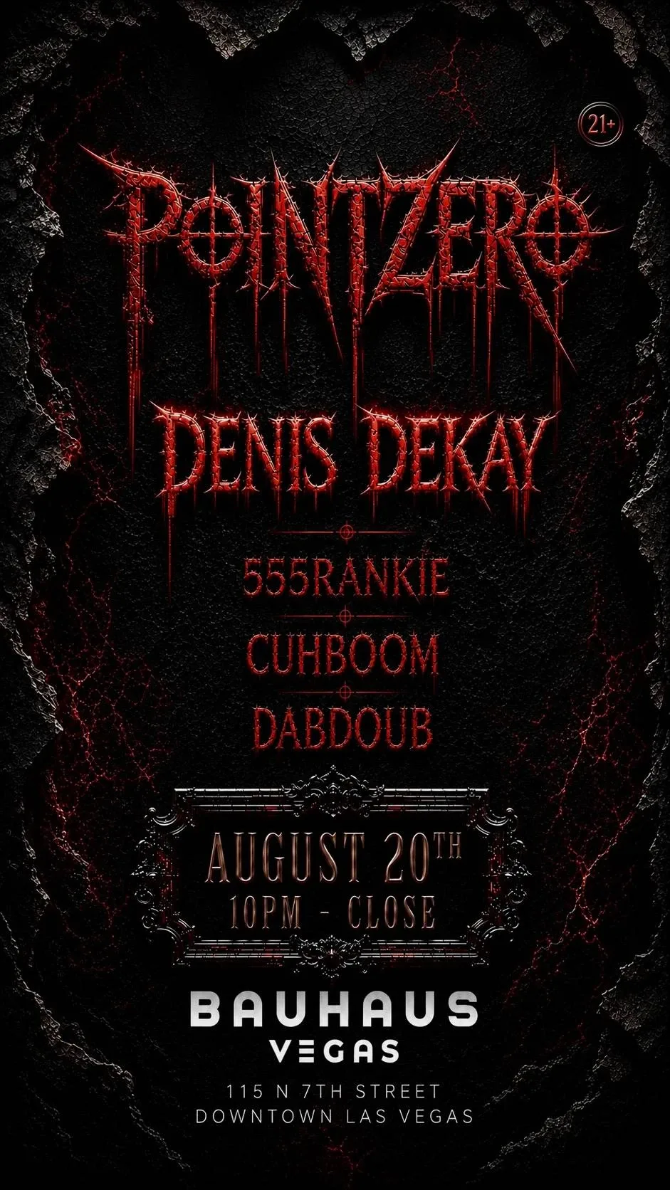 Denis Dekay — event flyer