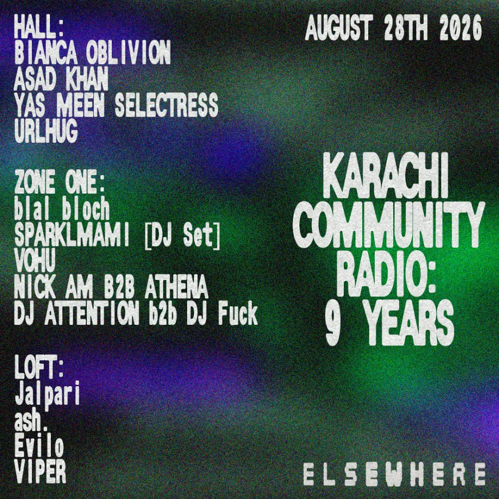 Karachi Community Radio — event flyer