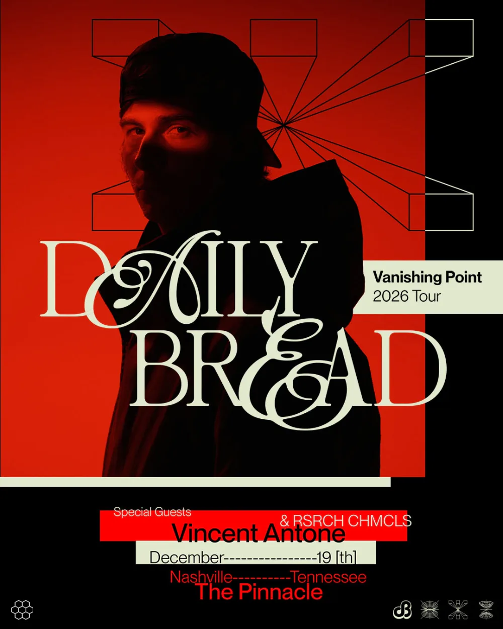 Daily Bread, Vincent Antone, rsrch chmcls — event flyer
