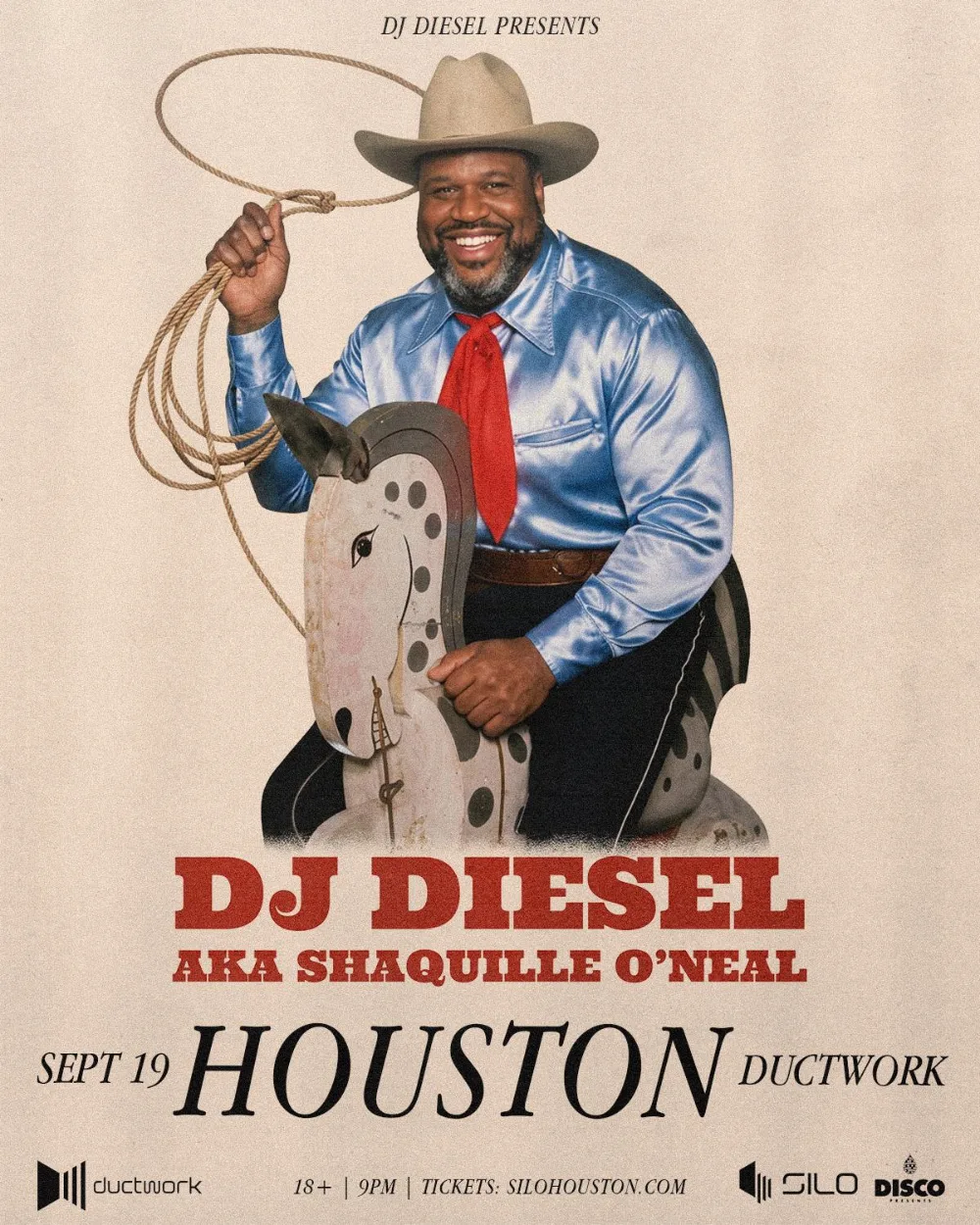 DIESEL (Shaquille O'Neal) — event flyer