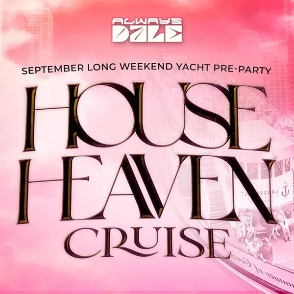 House Heaven Cruise V — event flyer