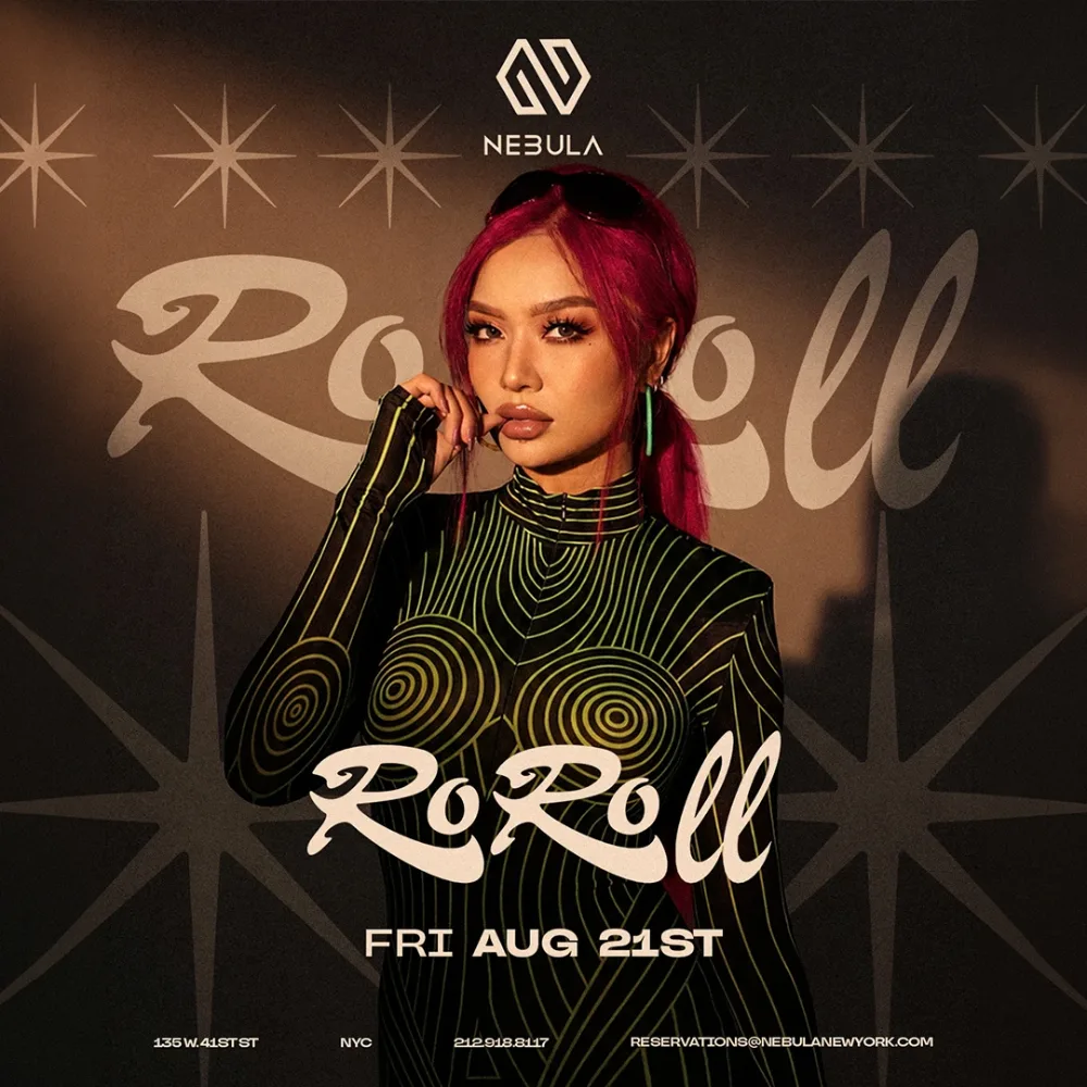 RoRoll — event flyer
