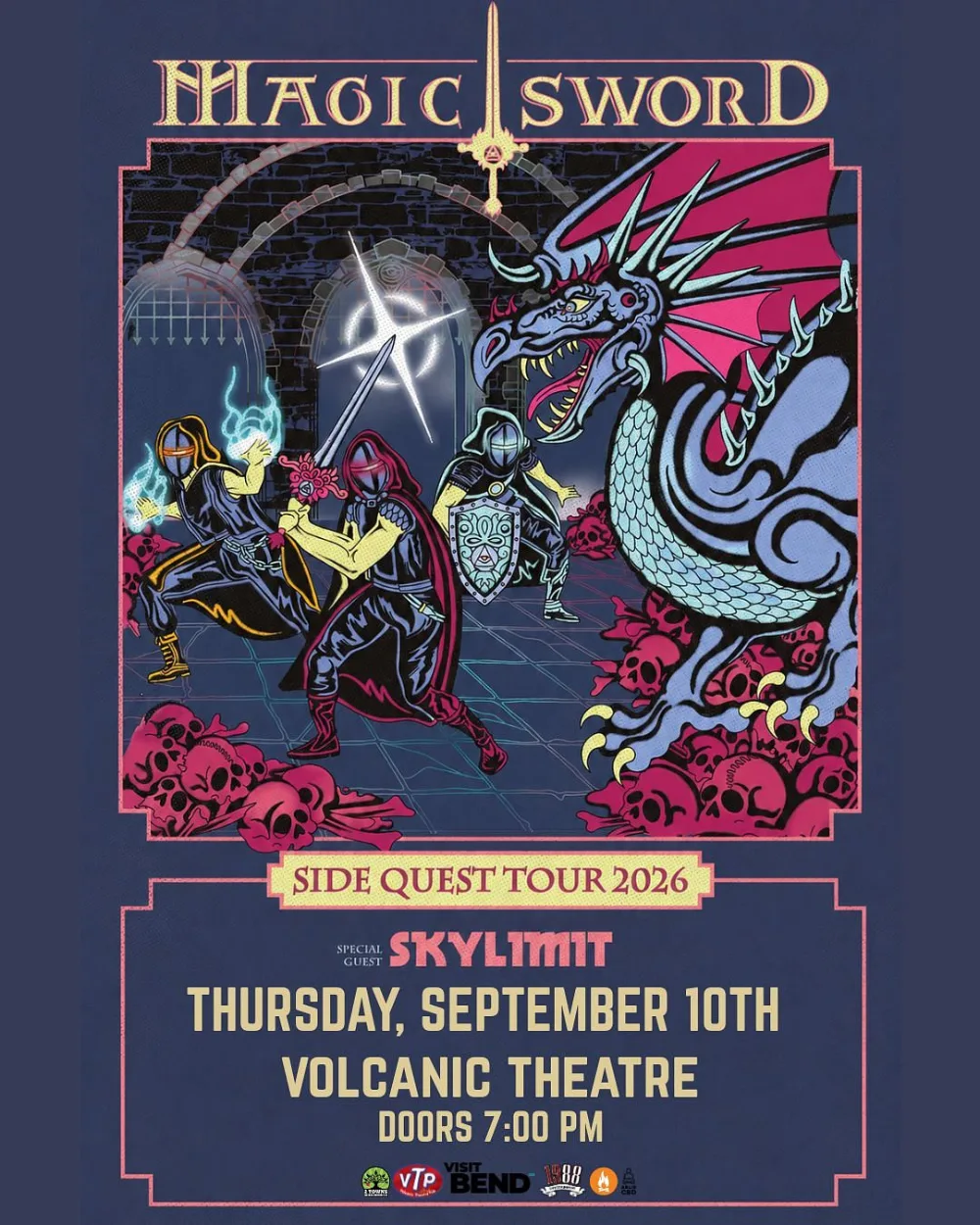 Magic Sword, Skylimit — event flyer