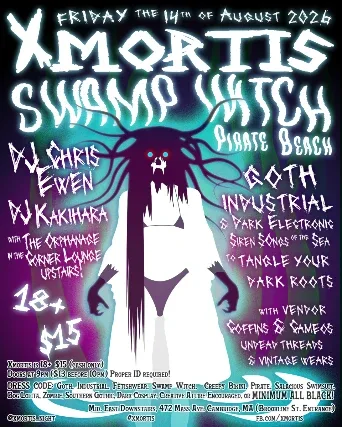 Xmortis Swamp Witch — event flyer