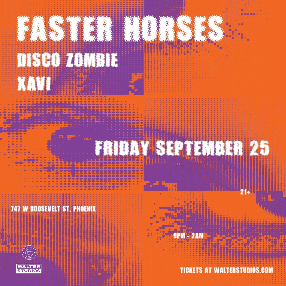 Techno Snobs — event flyer
