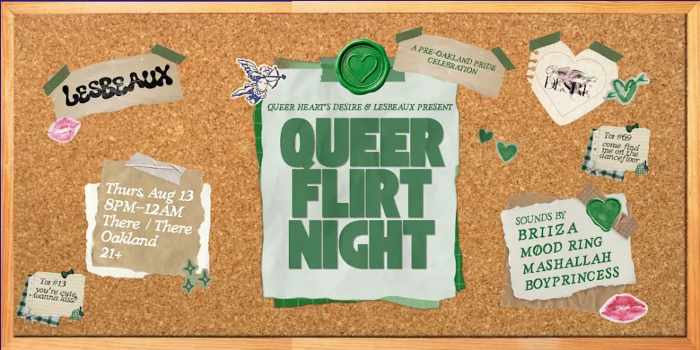 Queer Flirt Night — event flyer