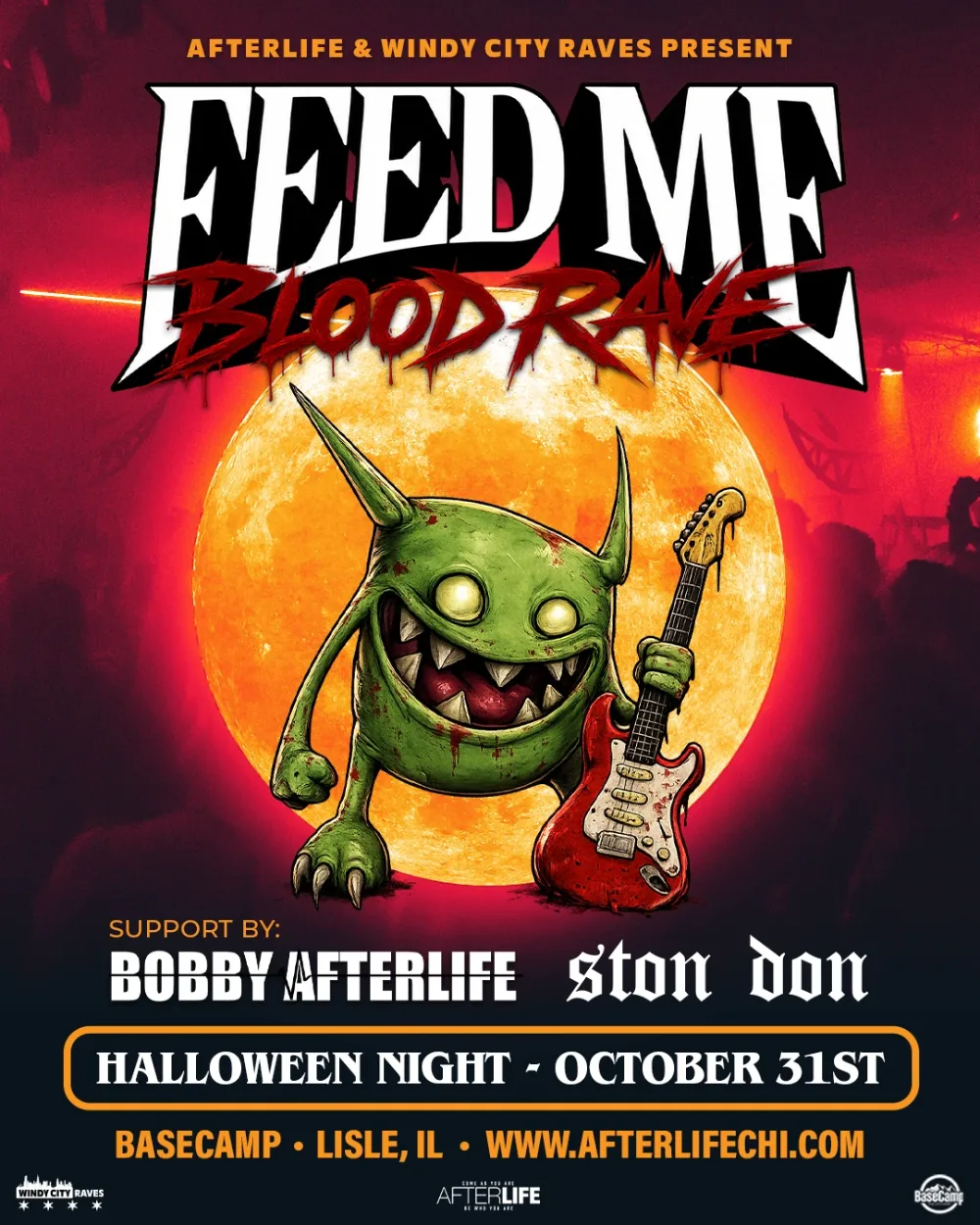 Feed Me — event flyer