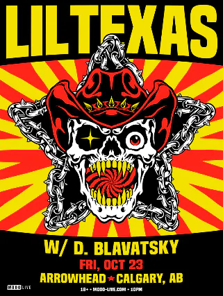 Lil Texas — event flyer
