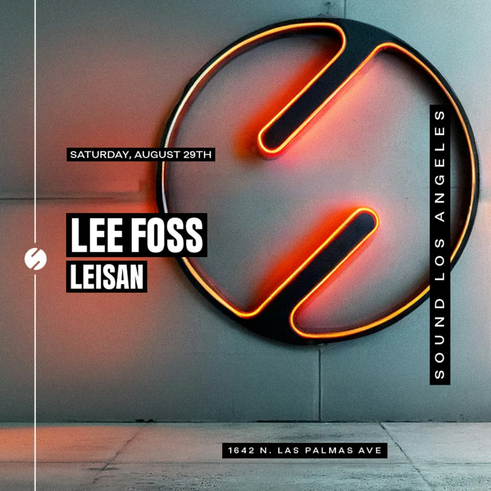 Lee Foss — event flyer