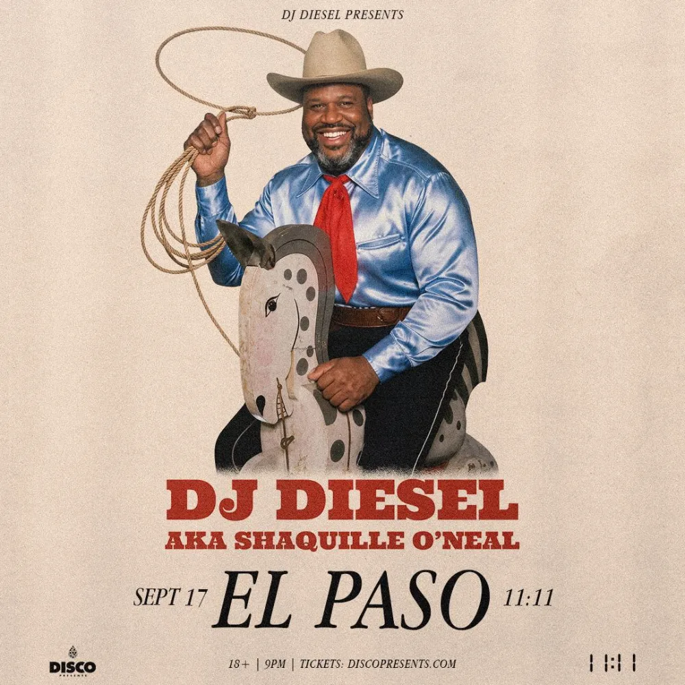 DIESEL (Shaquille O'Neal) — event flyer