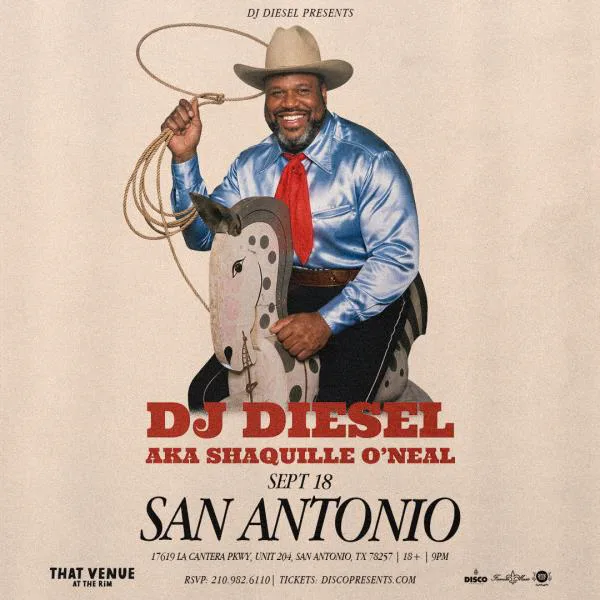 DIESEL (Shaquille O'Neal) — event flyer