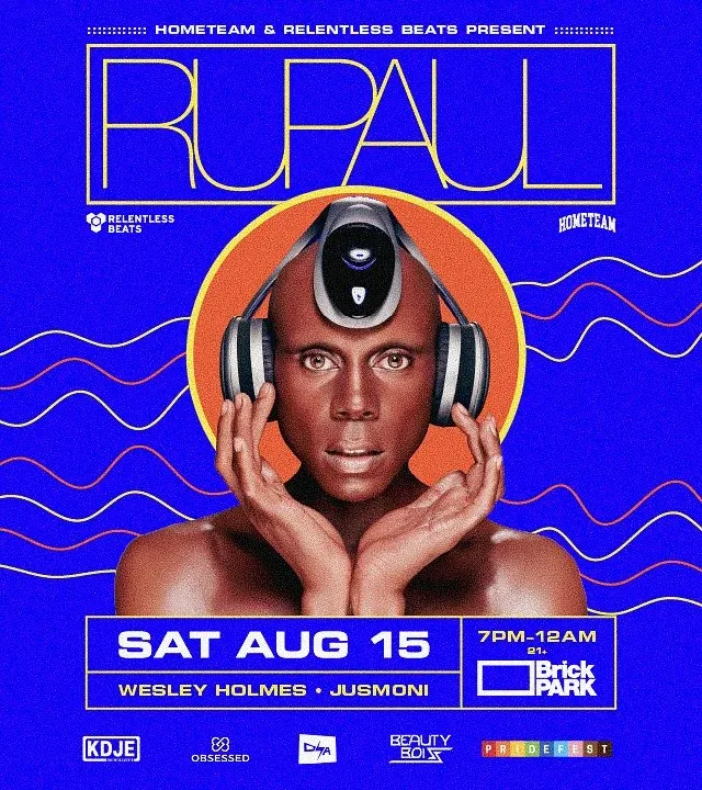 RuPaul — event flyer