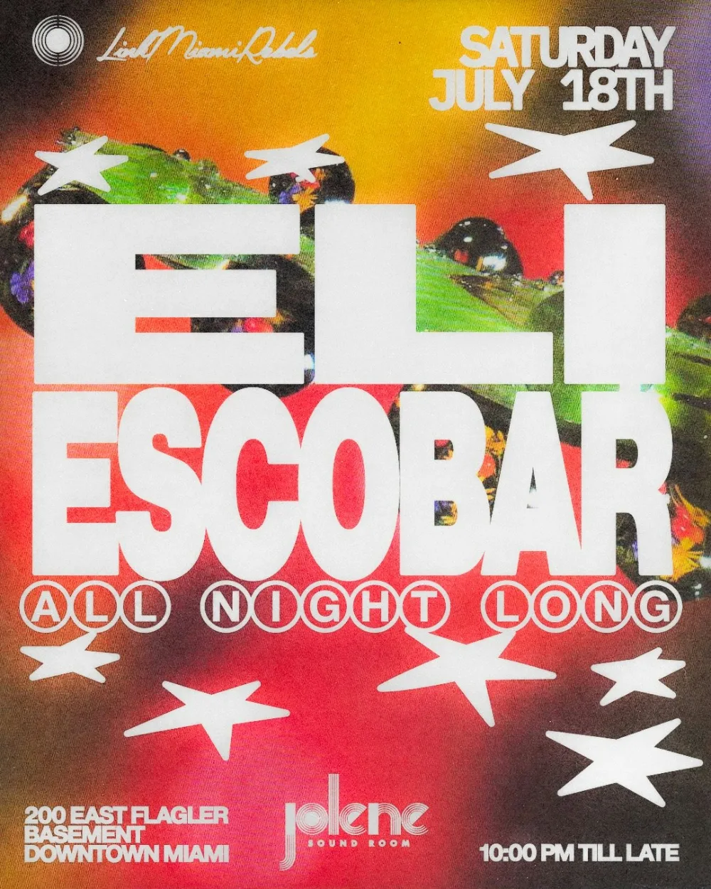 Eli Escobar — event flyer