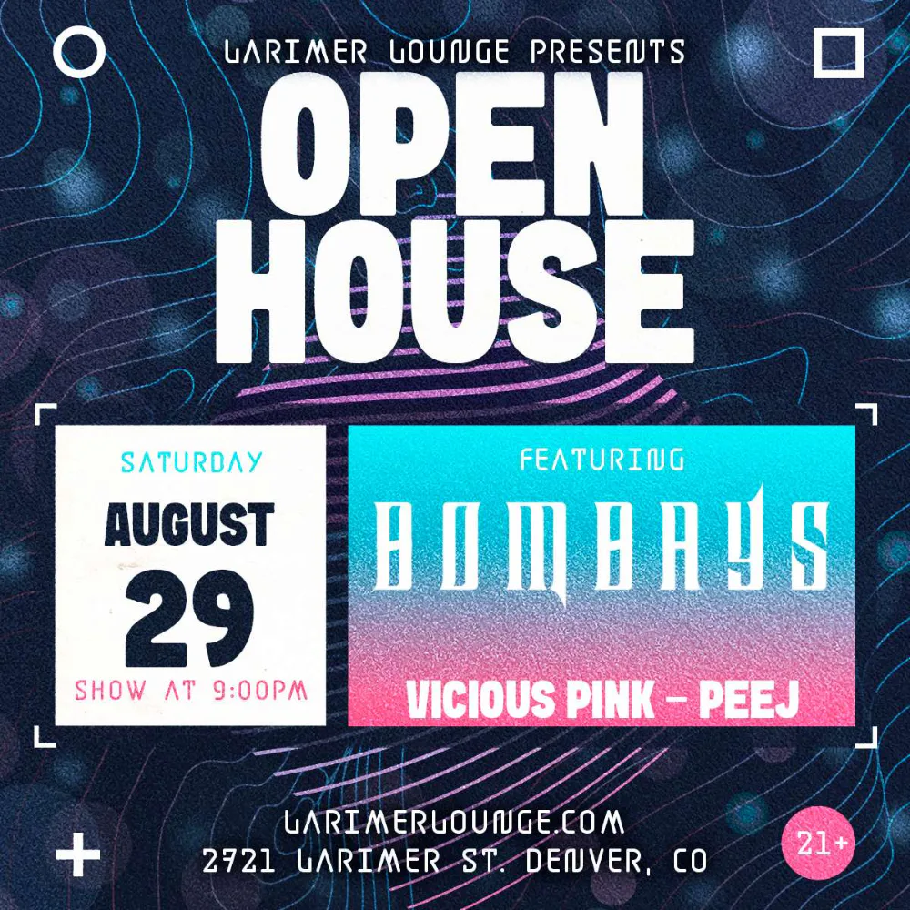 Open House Feat. — event flyer