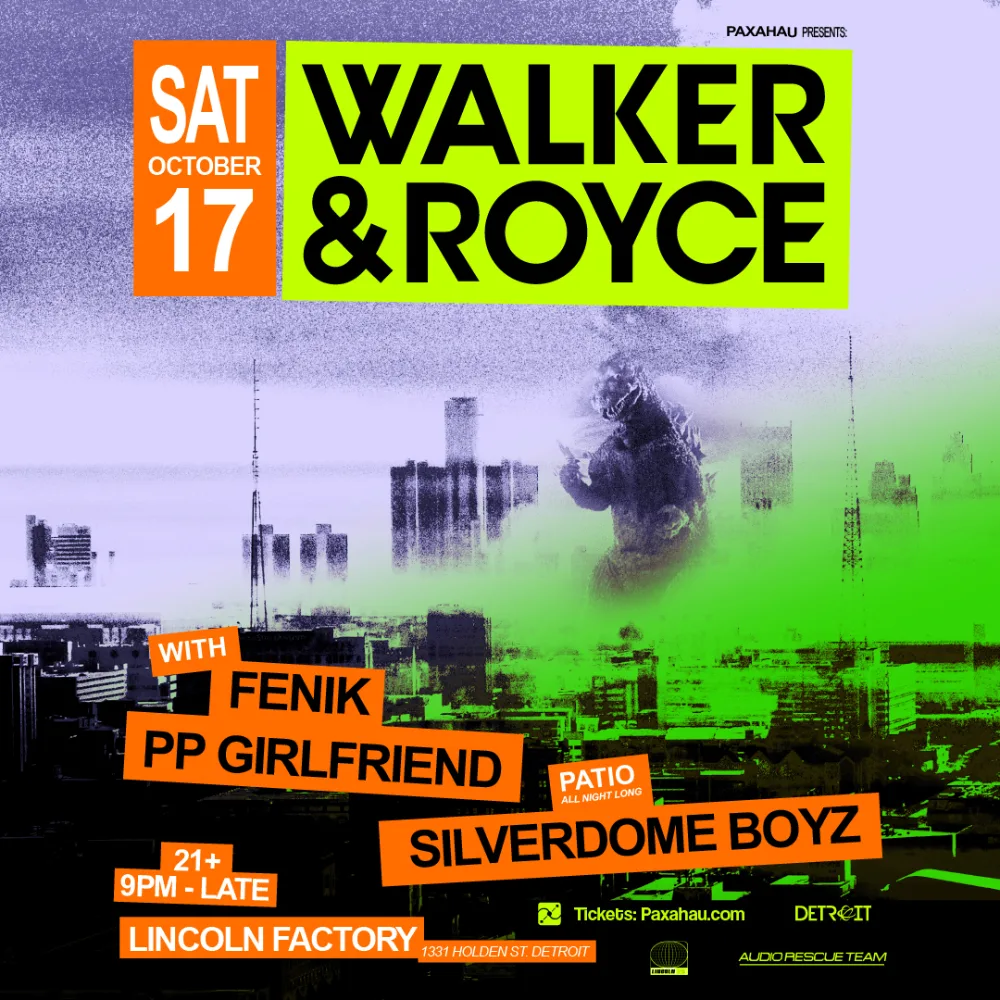 Walker & Royce — event flyer