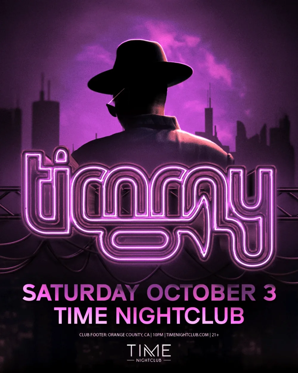 Timmy Trumpet — event flyer