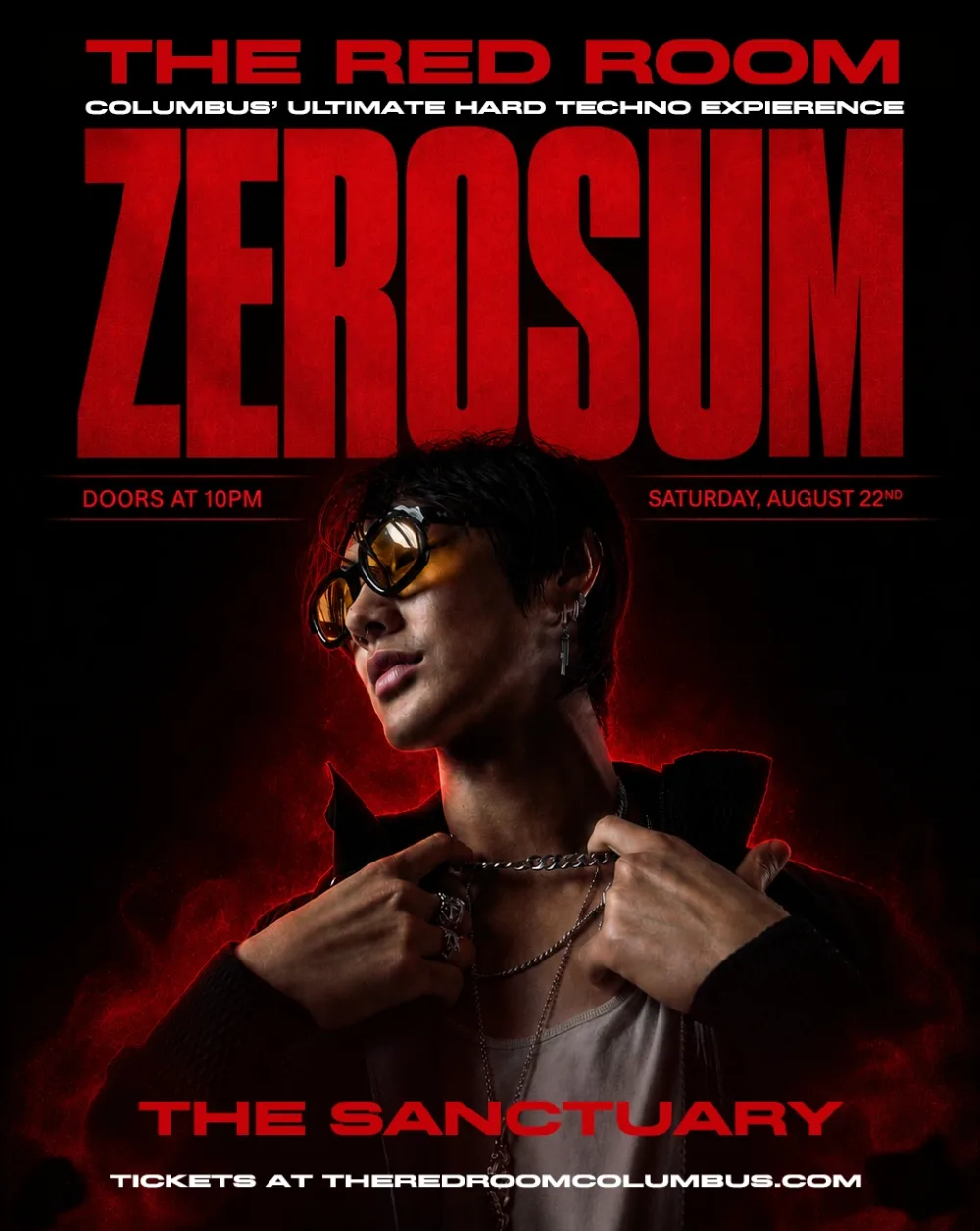 RED ROOM #3 — event flyer