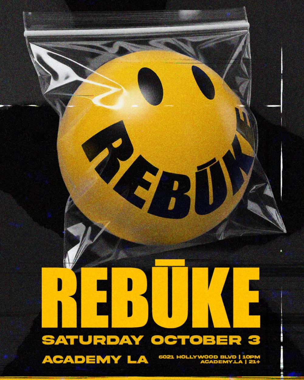Rebūke — event flyer