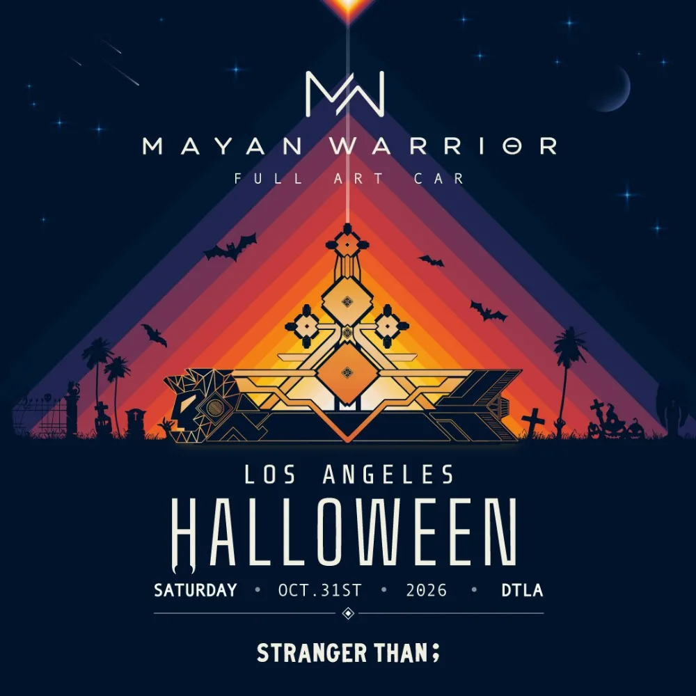 Mayan Warrior Halloween — event flyer