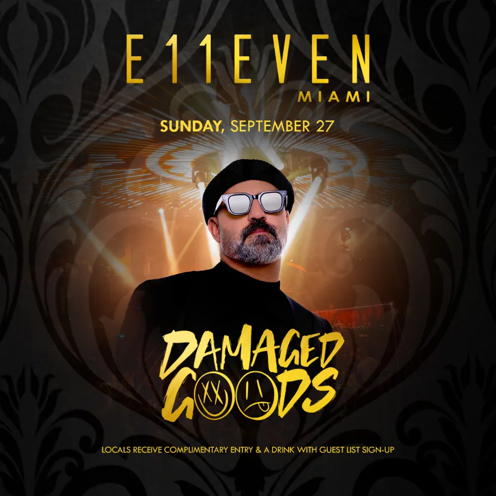 Damaged Goods — event flyer