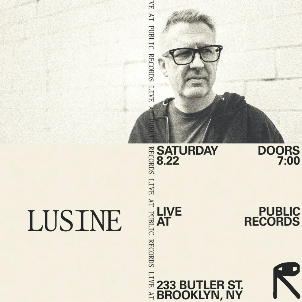 Lusine — event flyer