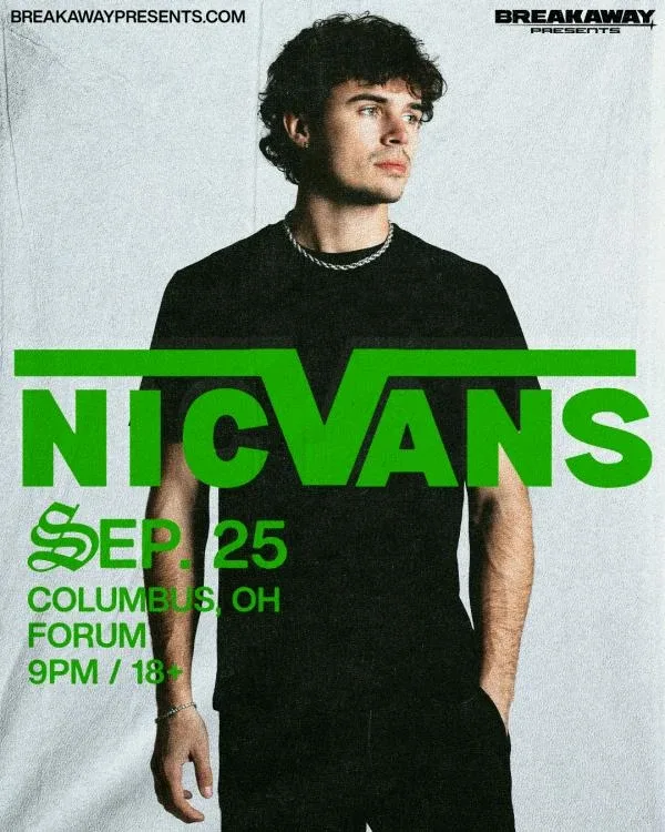 Nic Vans — event flyer