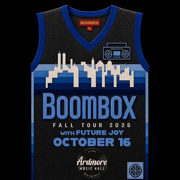BoomBox, Future Joy — event flyer