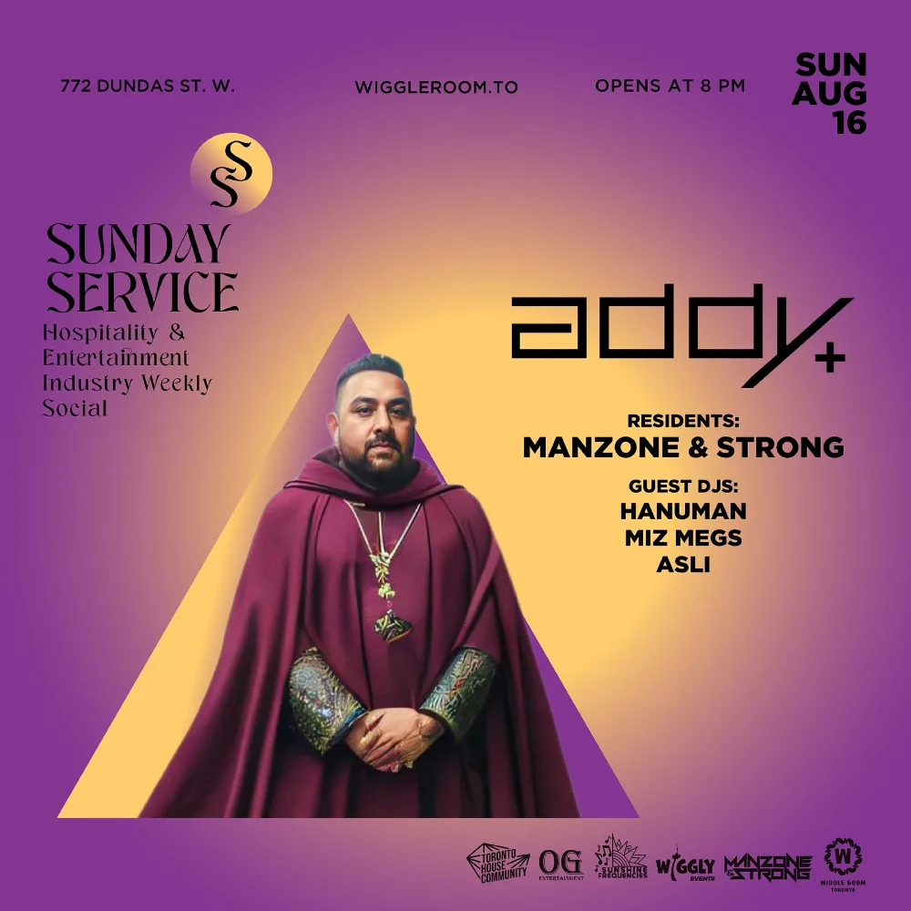 Sunday Service — event flyer