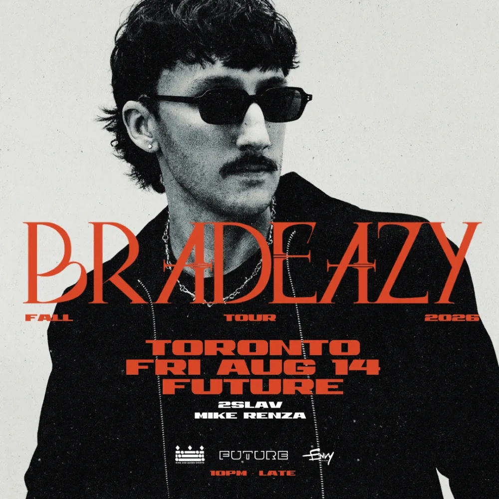 BRADEAZY Inside Future — event flyer