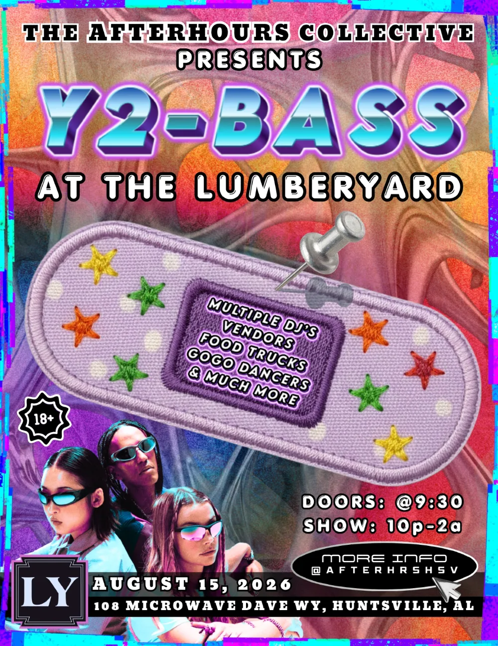 Y2-BASS — event flyer
