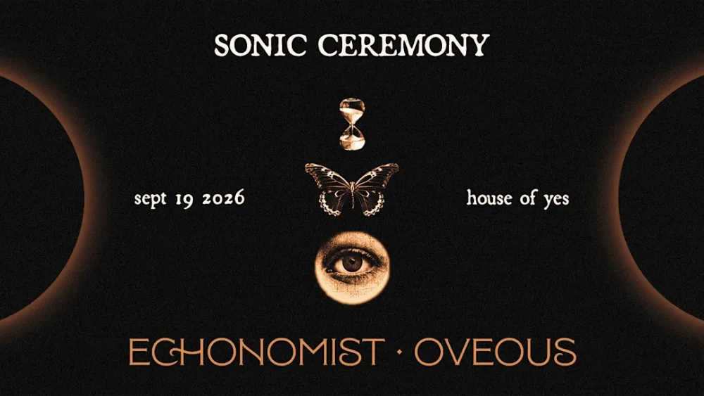 Echonomist, Oveous — event flyer