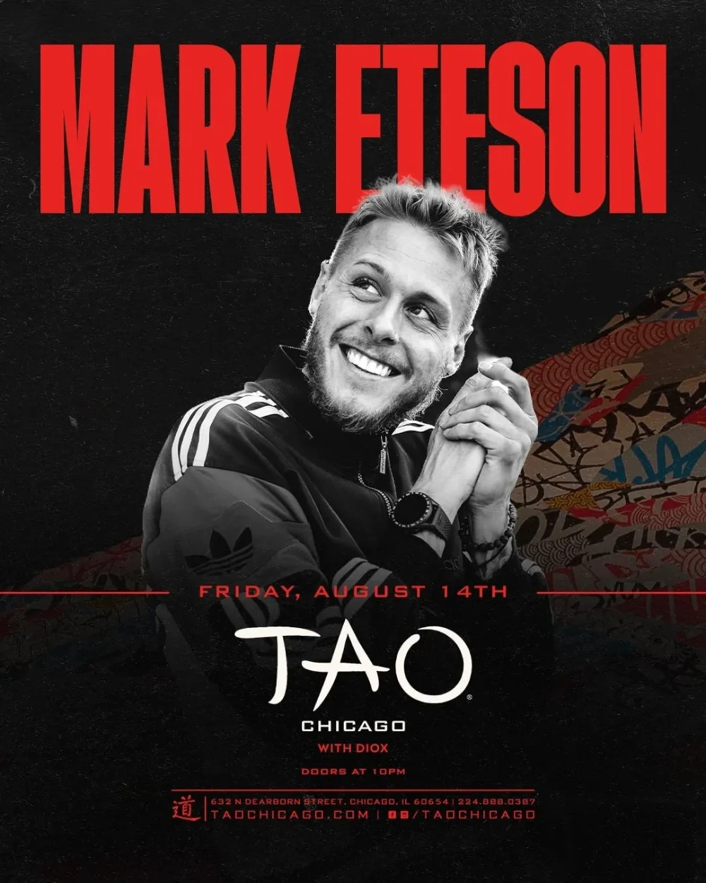 Mark Eteson — event flyer