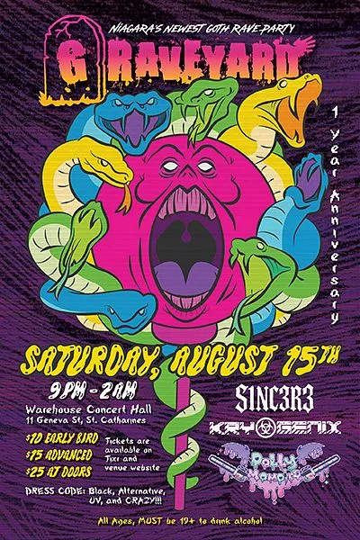 [G]Raveyard Goth Dance Party — event flyer