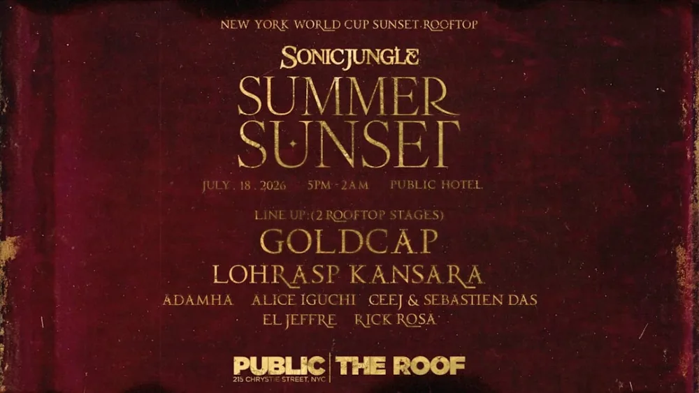 Summer Sunsets — event flyer