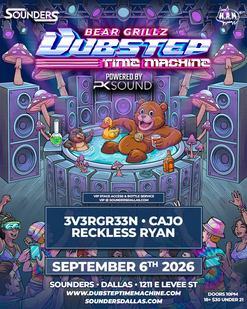 Dubstep Time Machine Tour — event flyer