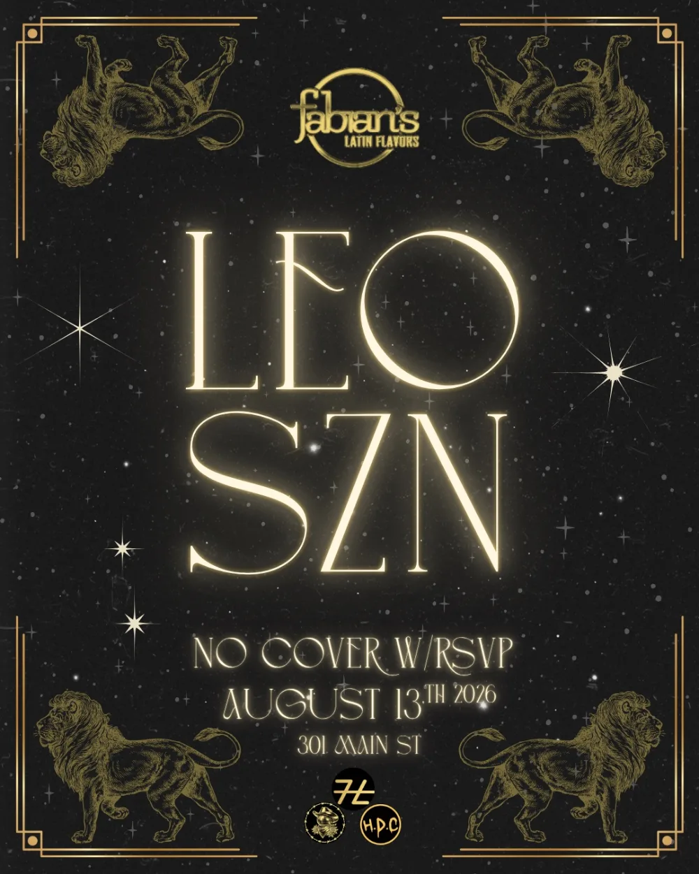 LEO SZN — event flyer