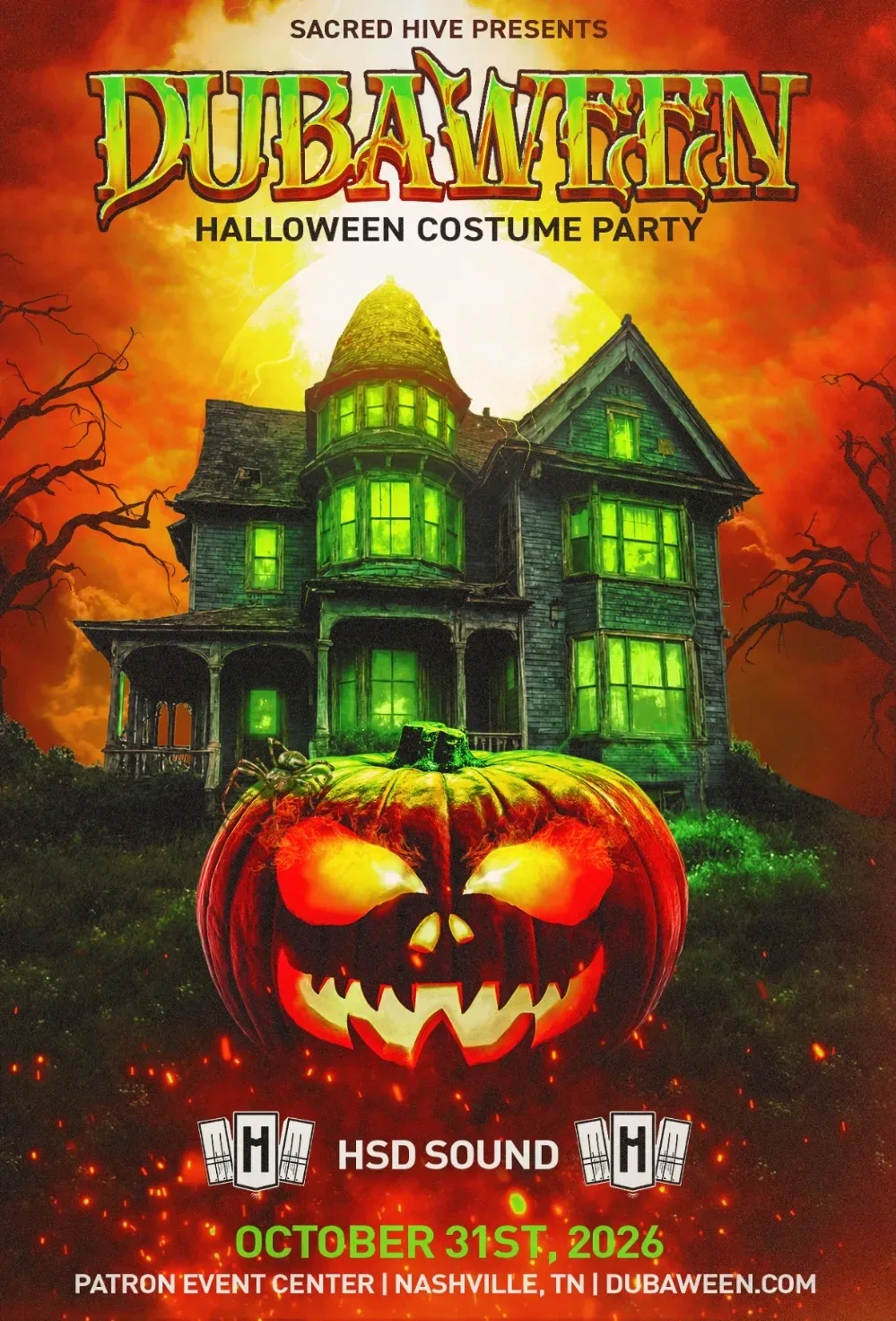 DUBAWEEN 2026 - Halloween Costume Party — event flyer