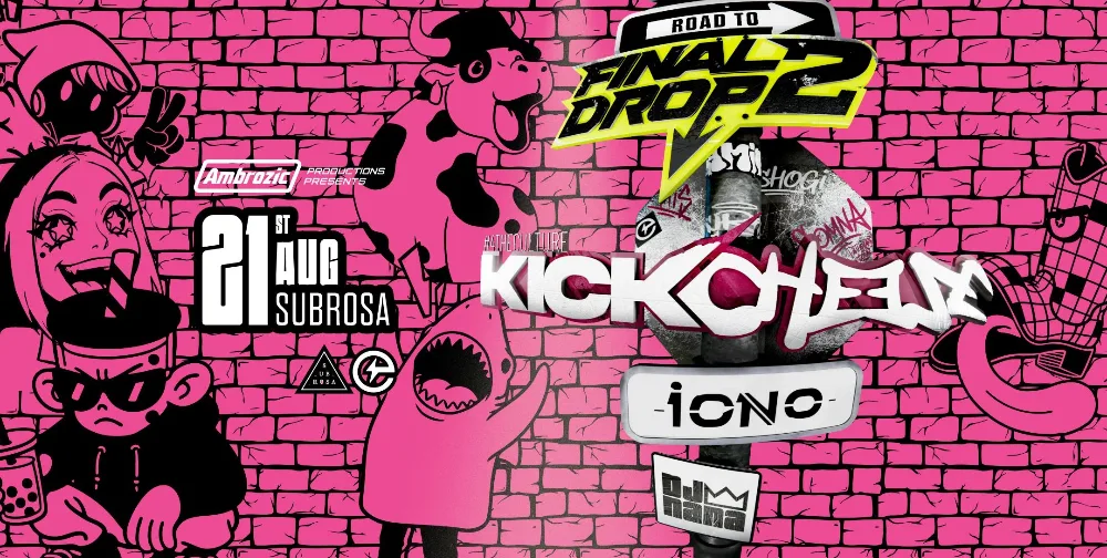 Kickcheeze — event flyer