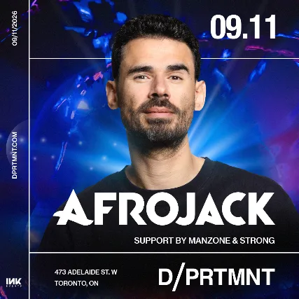 AFROJACK — event flyer