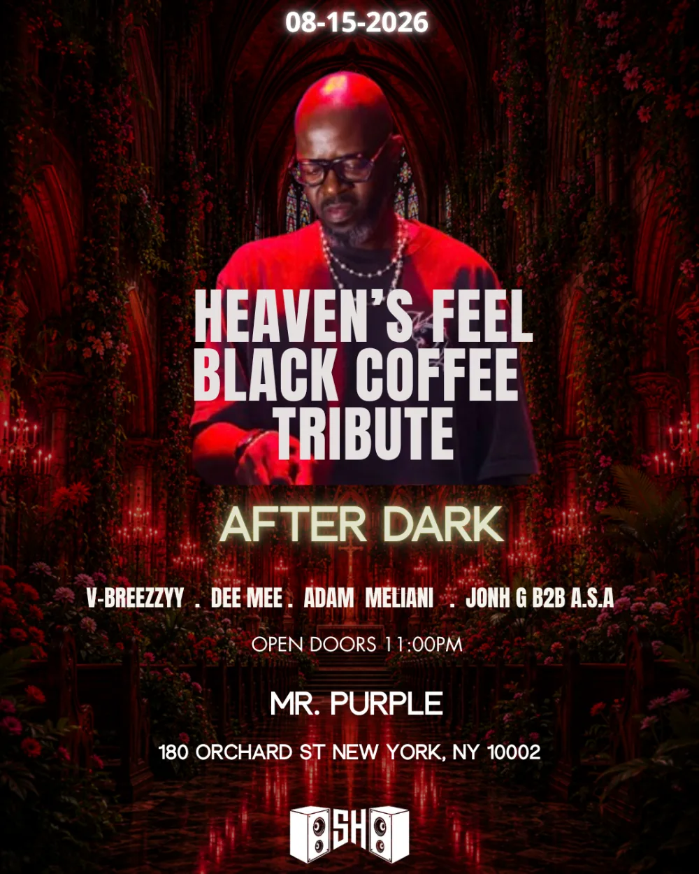 Heaven's Feel After Dark - Black Coffee Tribute — event flyer