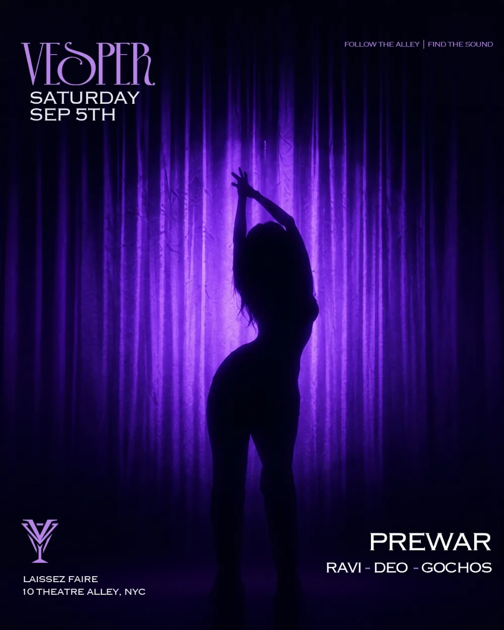 Vesper — event flyer