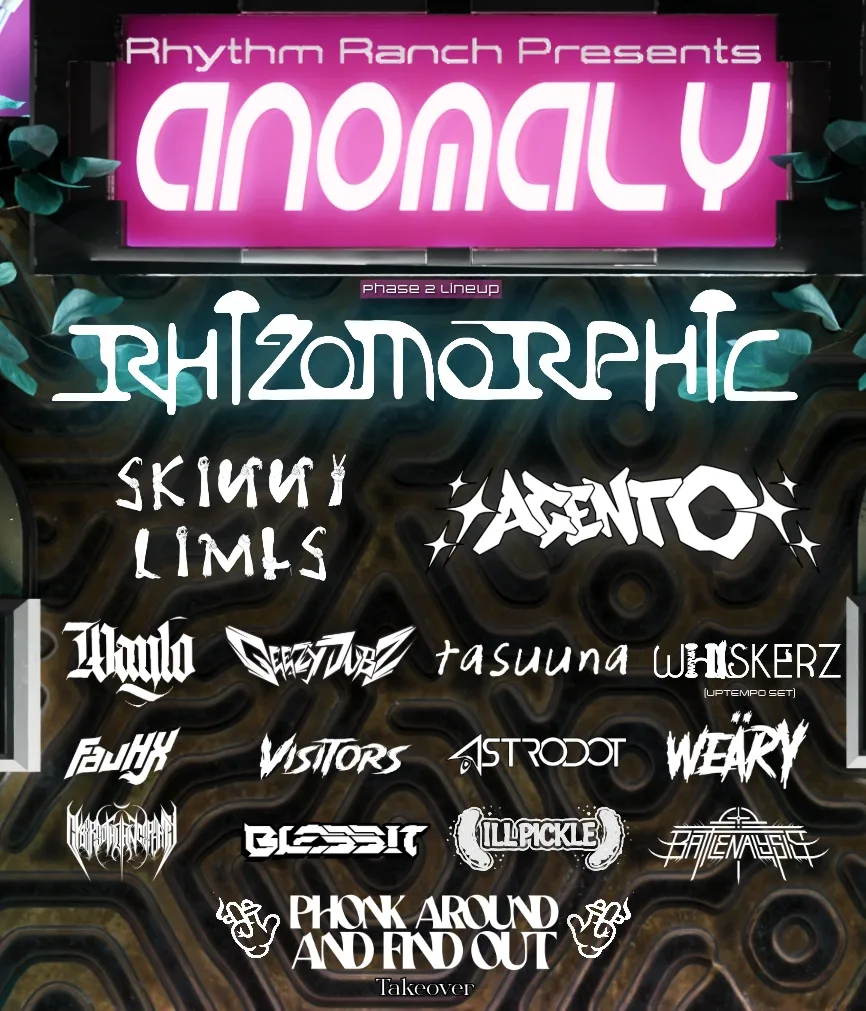 Anomaly — event flyer