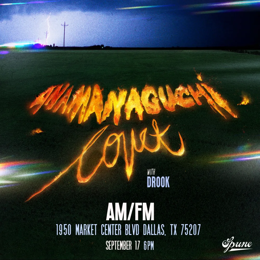 Anamanaguchi, Covet, Drook — event flyer