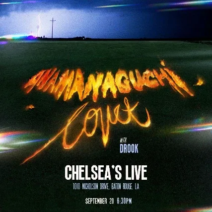 Covet, Anamanaguchi, Drook — event flyer