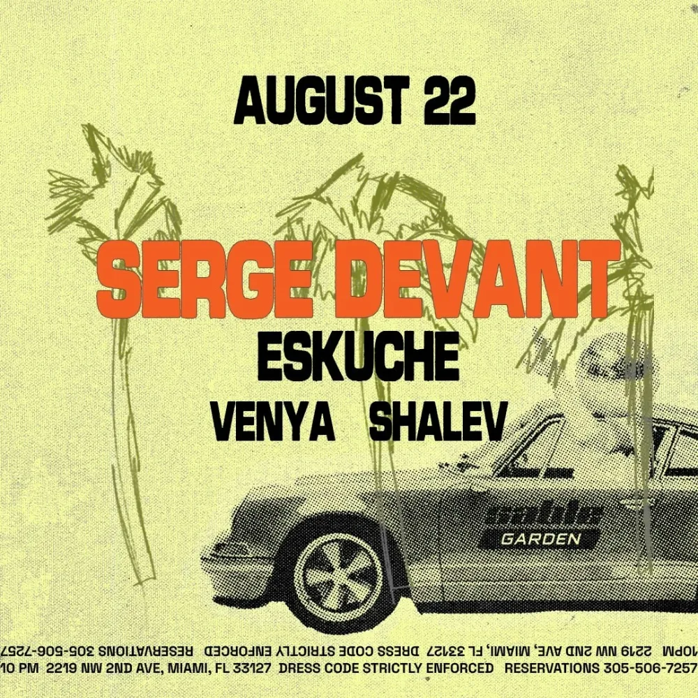 Serge Devant, Eskuche — event flyer