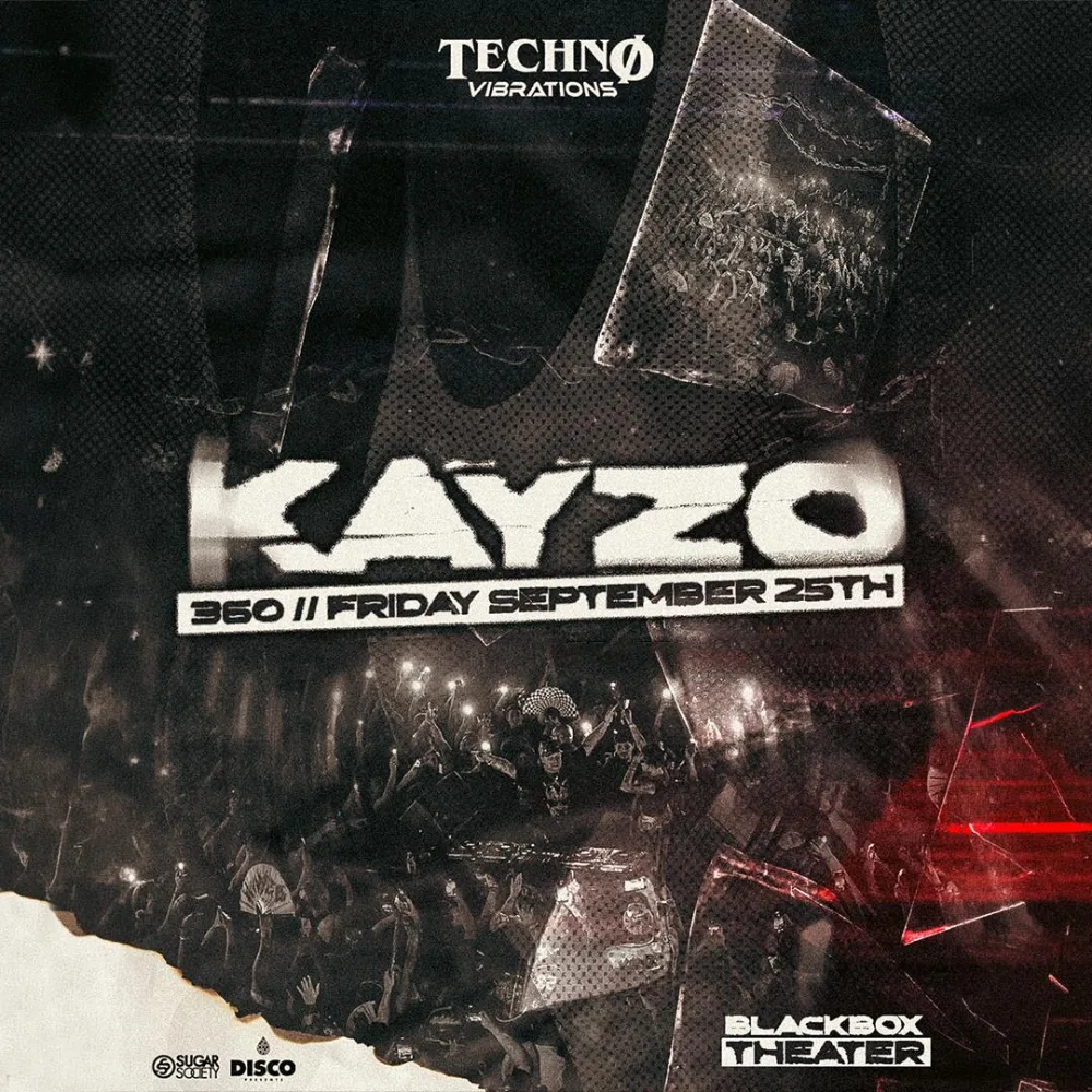 Technø Vibrations-KAYZO — event flyer