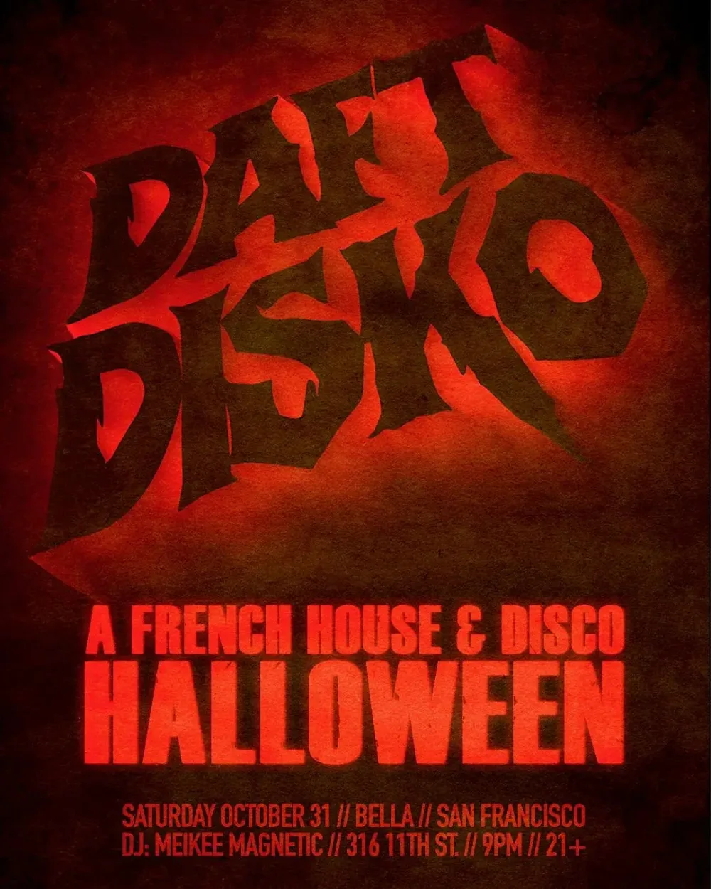 Daft Disko - Halloween — event flyer
