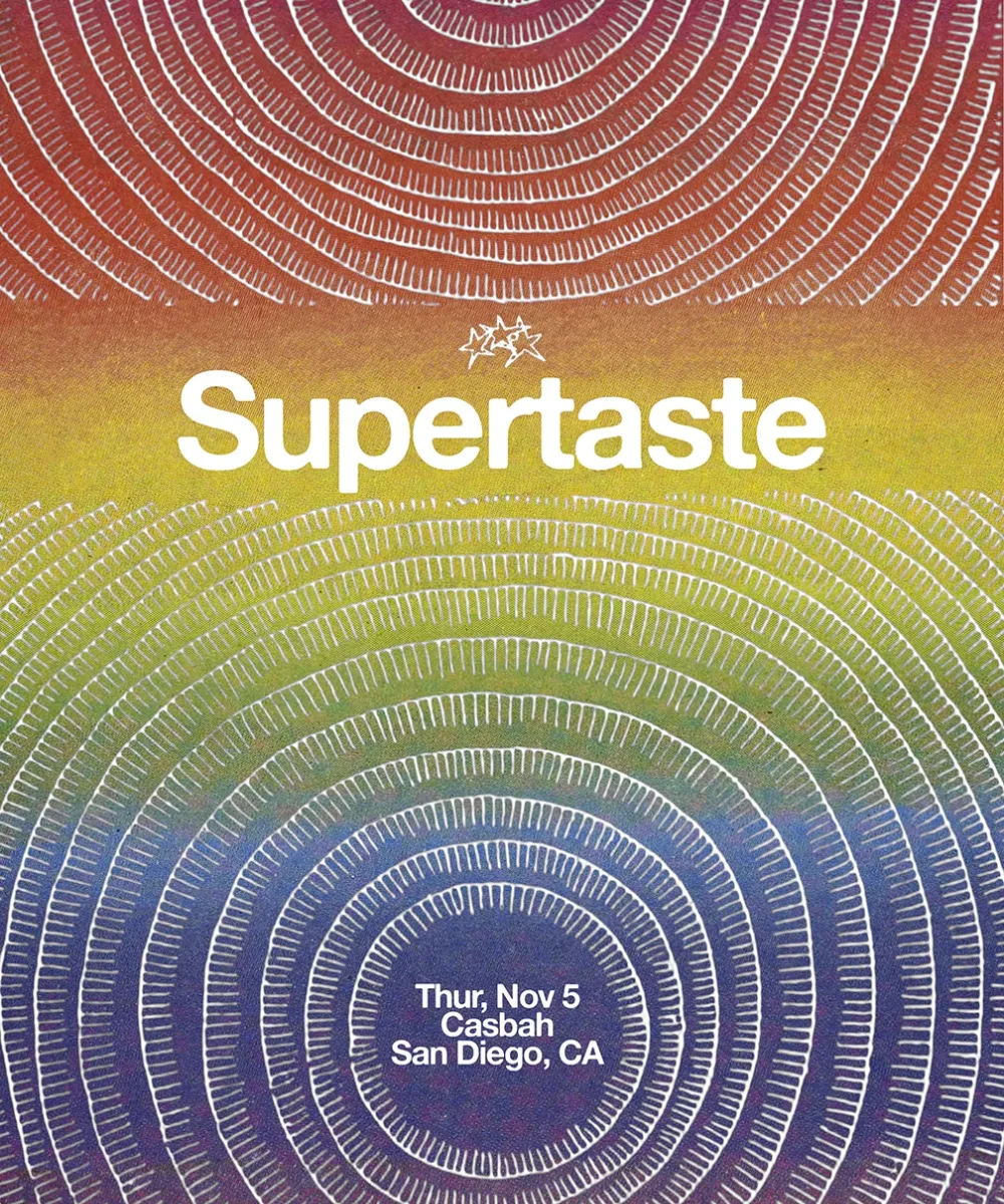 Supertaste — event flyer