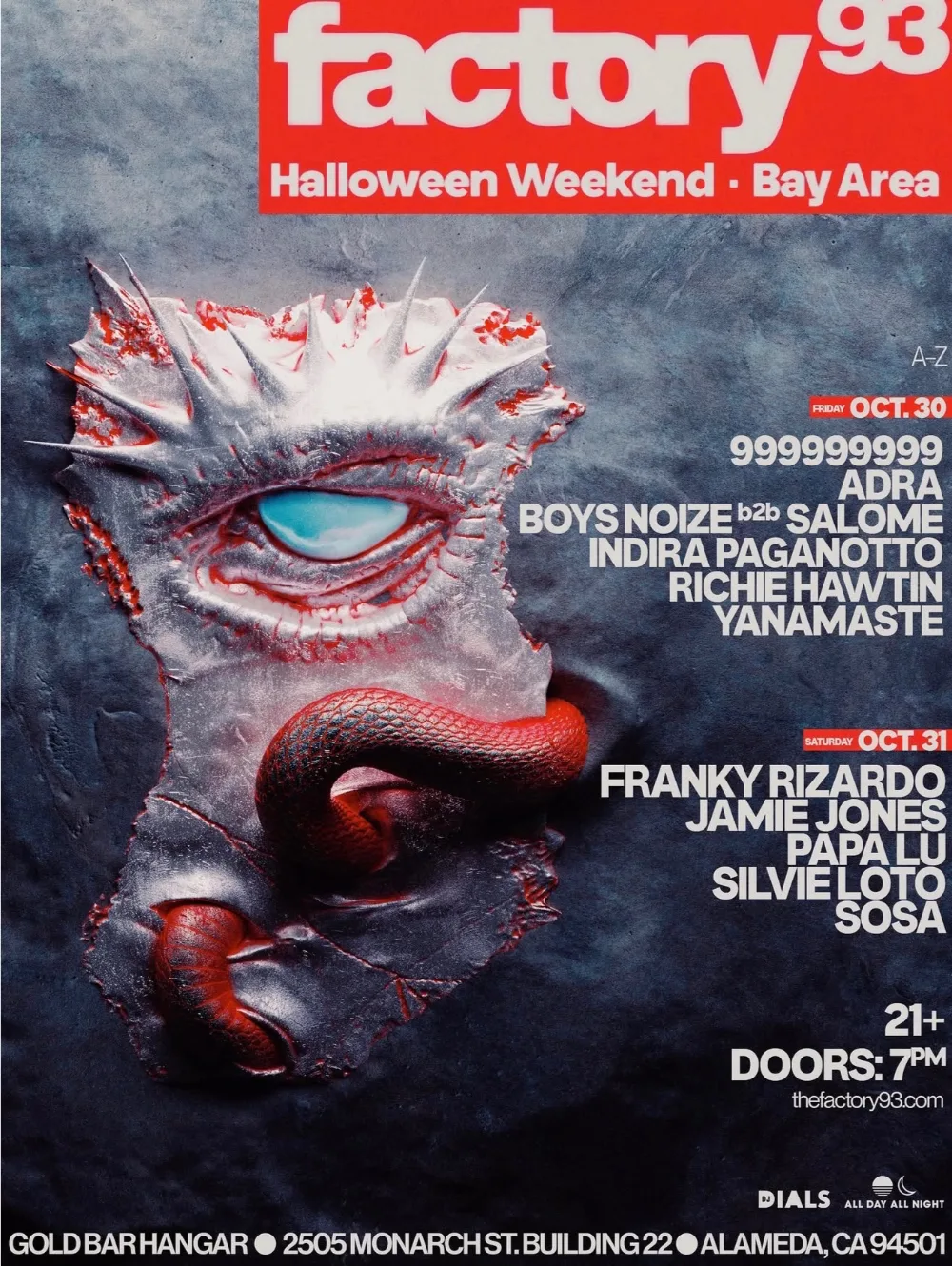 Factory 93 Presents — event flyer