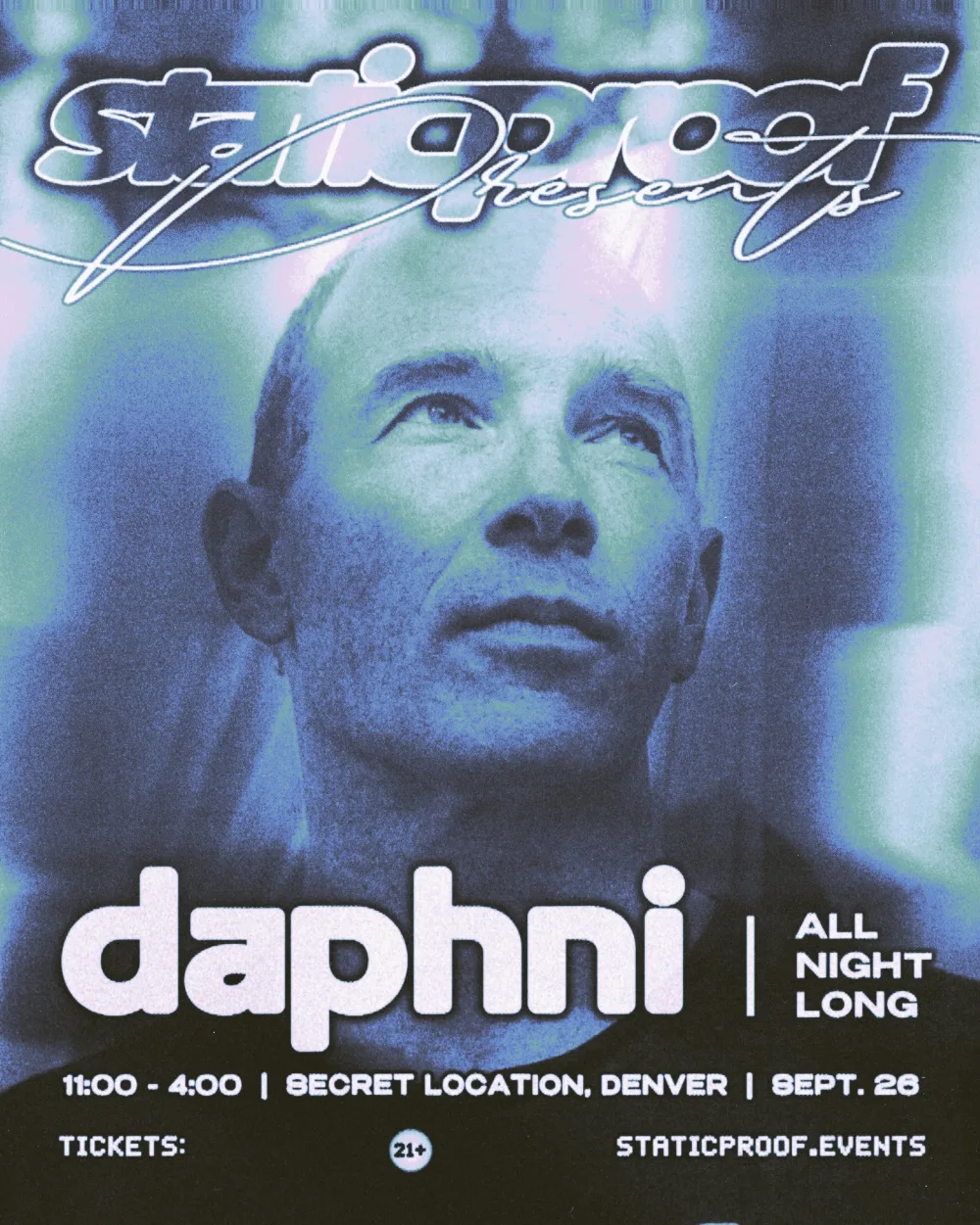 Staticproof Presents — event flyer